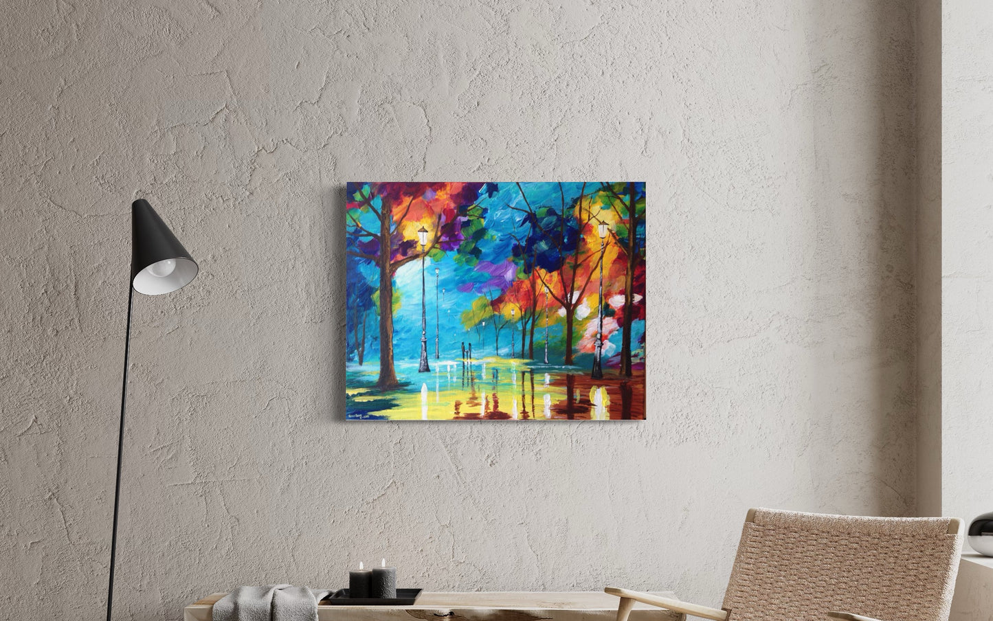 Vivid Fall Ablaze - Canvas Print